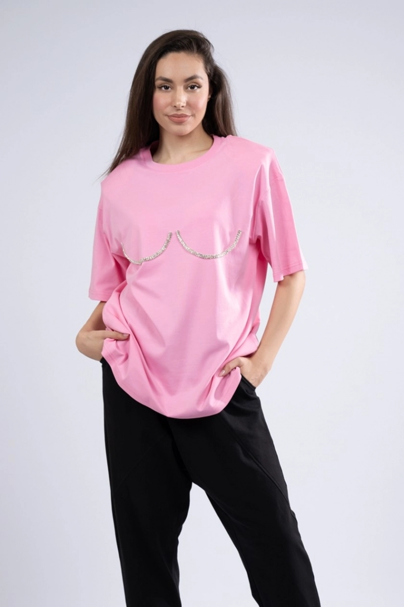 TRICOU CIRCLE PINK  1